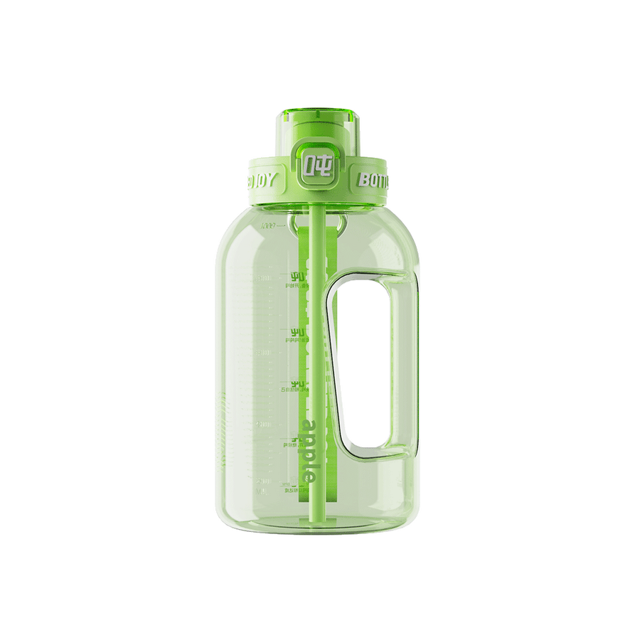 HydroPop Water Bottle 1L - BPA-Free Sports Bottle with Straw | Bottled Joy