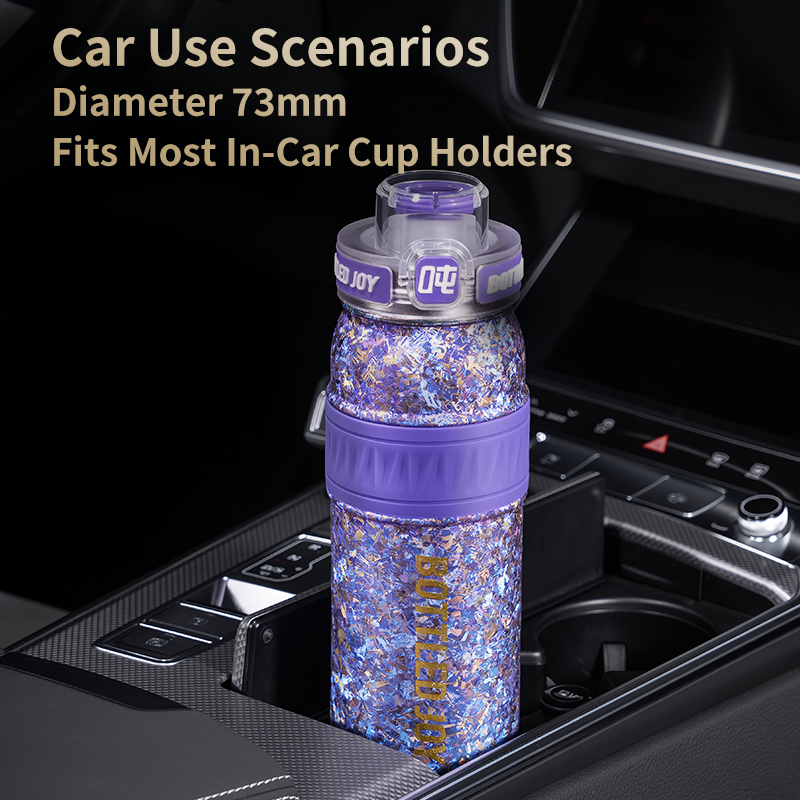 Titanium Water Bottle 620ML - Lightweight AquaJoy Bottle | Bottled Joy