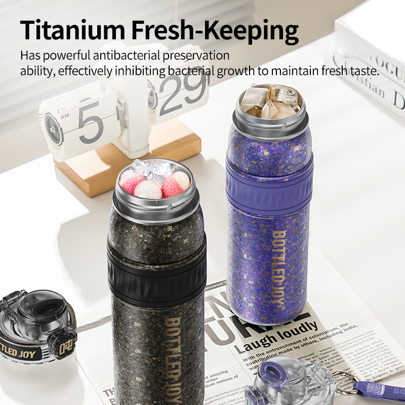 Titanium Water Bottle 620ML - Lightweight AquaJoy Bottle | Bottled Joy
