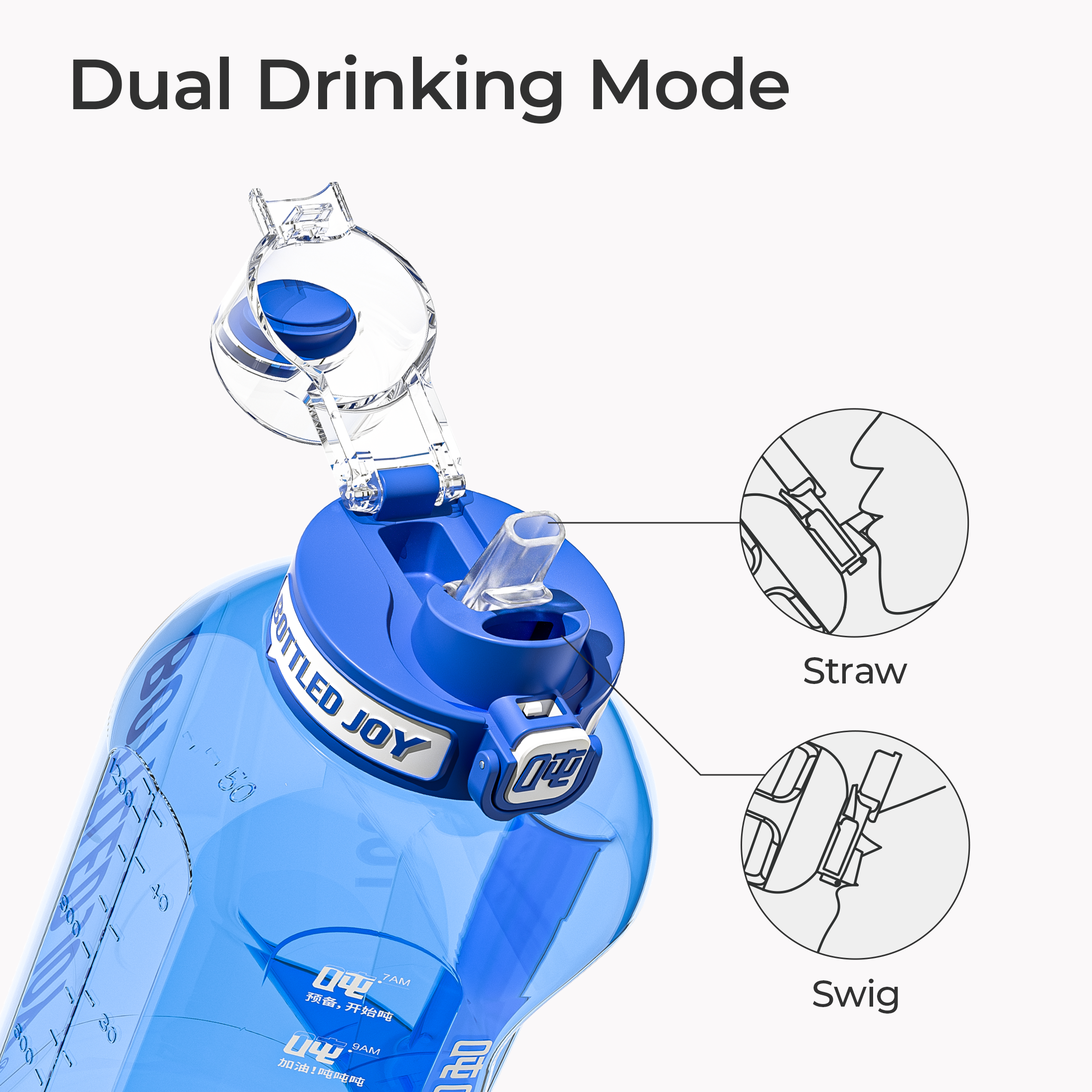 ChugJoy Sport Water Bottle ｜ 1.5L