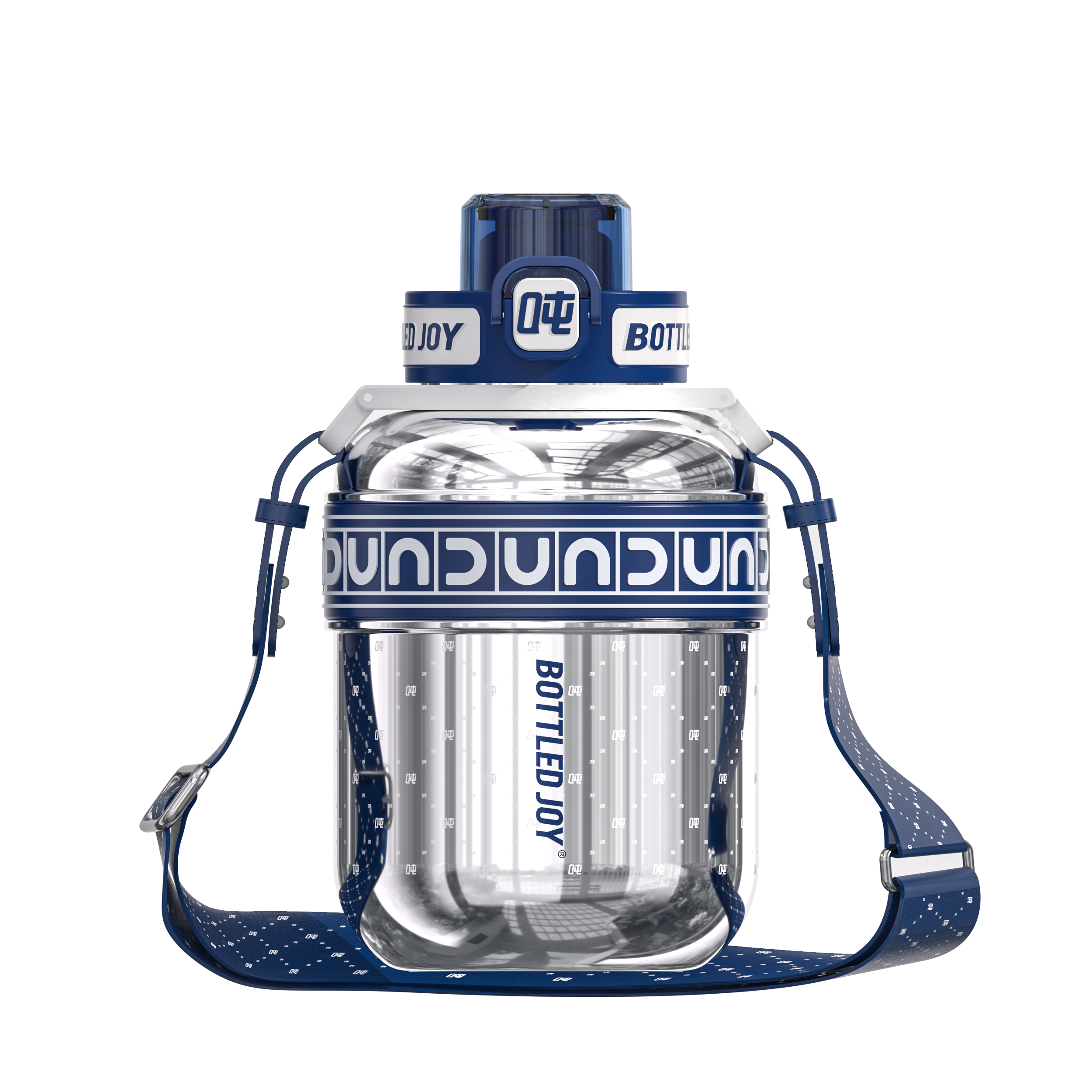 Monogram Water Bottle 1L - HydroJoy Bottle | Bottled Joy