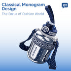 Monogram Water Bottle 1L - HydroJoy Bottle | Bottled Joy